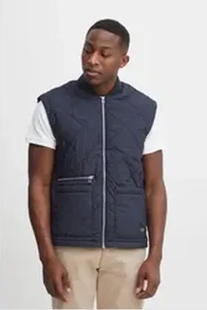 Casual Friday Steppweste CFOlas 0055 quilted vest - 20504552 blau L