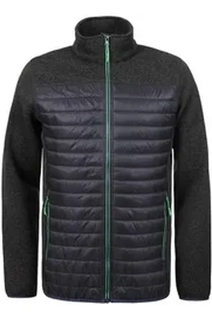 Icepeak Funktionsjacke Strickfleecejacke Hybrid Larue blau|grün 48