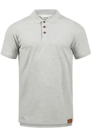 Solid Poloshirt SDTripPolo Polo mit verlängerter Rückenpartie grau XL
