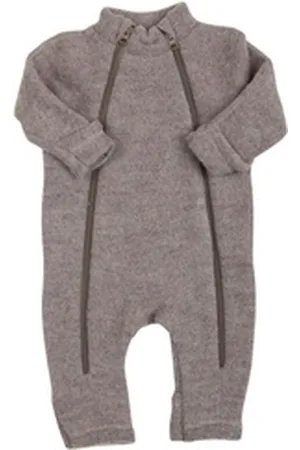 Joha Schneeoverall Wagenazug Wollfleece Merinowolle beige 98/104
