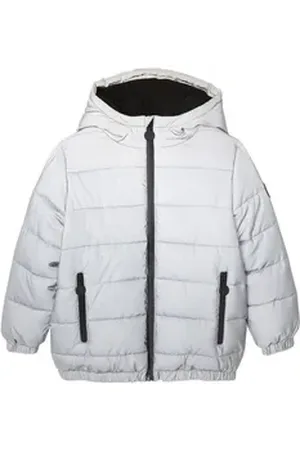 Vertbaudet Steppjacke Warme Jungen Steppjacke mit Recycling-Wattierung grau 110
