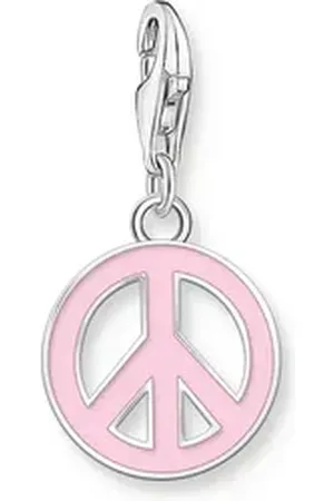 Thomas Sabo Kettenanhänger Damen-Charm 925er Silber, Emaille rosa