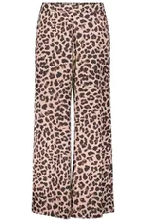 Vera Mont Marlene-Hose Marlene-Hose mit Leoprint Material braun|weiß 40