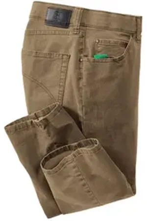 Club of Comfort Stretch-Jeans beige 46