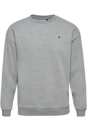 Hummel Fleecepullover Unisex Pullover hmlLOOSE BEE Crewneck 225347 grau S
