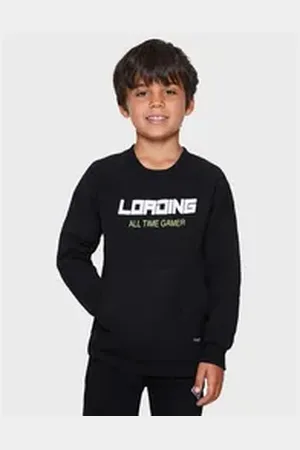 Threadboys Langarmshirt Illinois (1-tlg) mit Logo-Print schwarz 5-6