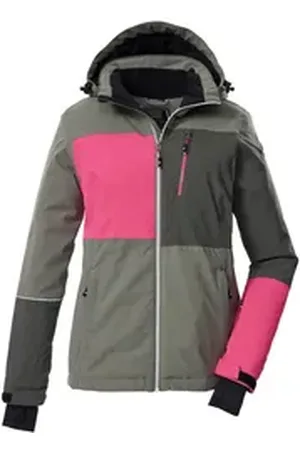 Killtec Skijacke KSW 437 WMN SKI JCKT Damen Skijacke: wasserdicht, atmungsaktiv, innen Fleece grün 38