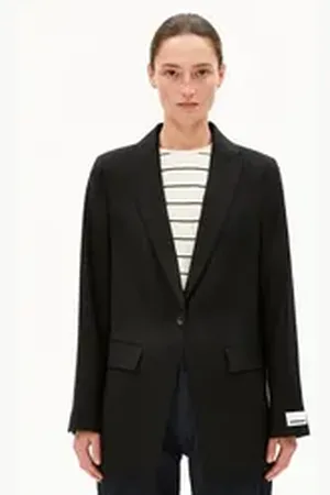 Armedangels Blouson MARIAA FERNANDAA Damen (1-St) Oversized Fit schwarz XS/34