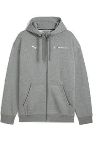 PUMA Sweatjacke BMW M Motorsport Essentials+ Fleecejacke mit Kapuze Herren grau XXL