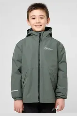 Jack Wolfskin 3-in-1-Funktionsjacke ICELAND 3IN1 JACKET K grün 164