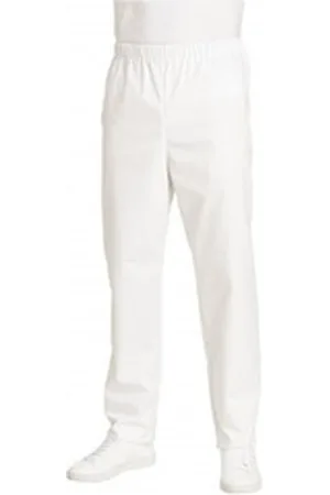Leiber Arbeitshose Schlupfhose unisex weiß, 12/107 L