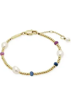ESPRIT Edelstahlarmband Damen-Armband Edelstahl, Perle, Modern bunt