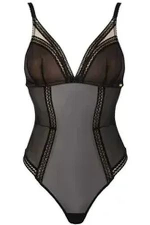 Gossard Body Sheer Seduction Bügelloser formender Body Black (Bügelloser Body, 1-tlg., Netz) schwarz S