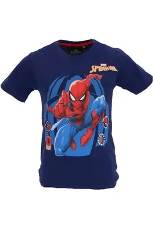 Marvel Print-Shirt Spiderman Kinder Jungen T-Shirt Kurzarm Shirt Gr. 98 bis 128 blau 110