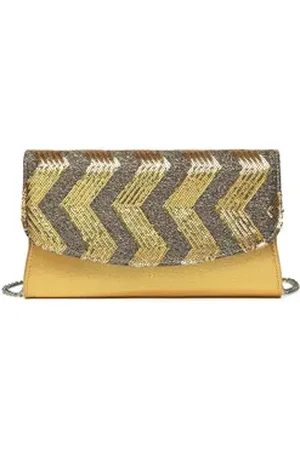 MISS LULÙ Clutch Elegante Damen Abendtasche Kettentasche