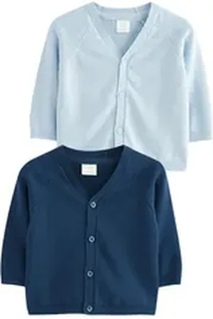 Next Strickjacke 2er-Pack Leichte Baby-Strickjacken (2-tlg) blau 68-74 (6-9 Mon.)