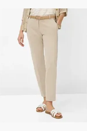 Brax Caprihose Style MARON S beige|goldfarben 34