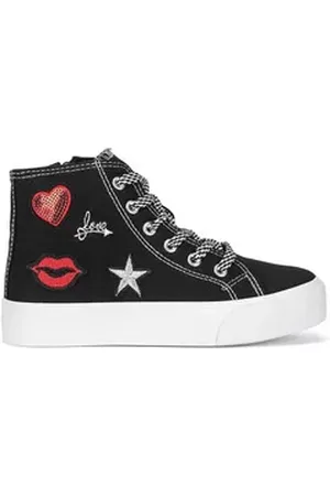DeeZee Sneakers aus Stoff Mädchen CSS030752 Schwarz Sneaker schwarz 33 EU