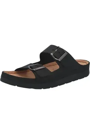 Berkemann Männlich Berkina Adam Pantolette Leder Hausschuh schwarz 9,5