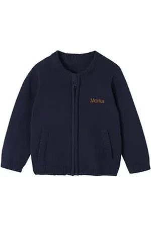 Vertbaudet Strickjacke Baby Cardigan BASIC blau 92/98