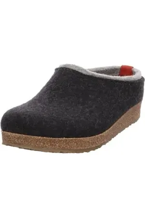 Haflinger Grizzly Kris Pantoffel grau 47 EU