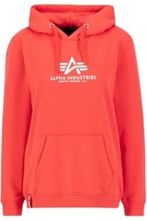 Alpha Industries Hoodie Women - Hoodies New Basic Hoodie Women rot M