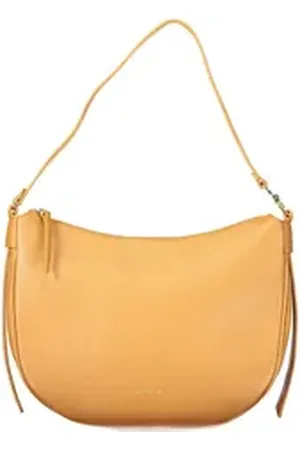 Coccinelle Umhängetasche, Braune Damen Schultertasche mit Reißverschluss und Innenfächern