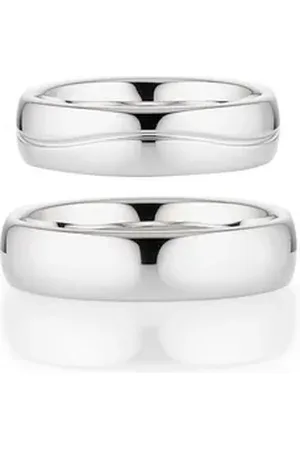 Bruno Banani Trauring Schmuck Geschenk Ehering Hochzeit Damenring Herrenring, Made in Germany silberfarben 63