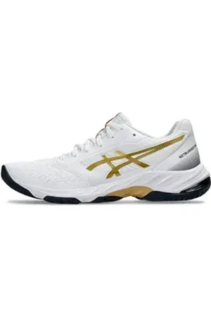Asics NETBURNER BALLISTIC FF 3 WHITE/IRONCLAD Handballschuh 39 EU