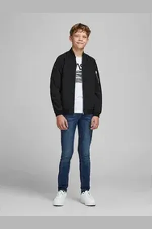 JACK & JONES Junior Bomberjacke JJERush (1-St) schwarz 152