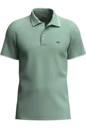 Fynch-Hatton Poloshirt mit Logostickerei grün L