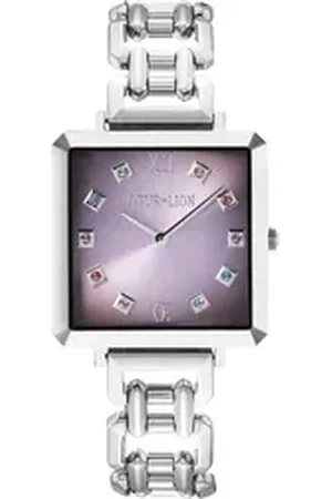 COEUR DE LION Quarzuhr 7630/74-1719, Armbanduhr, Damenuhr, Edelstahlarmband, analog, Swarovski®-Kristalle silberfarben