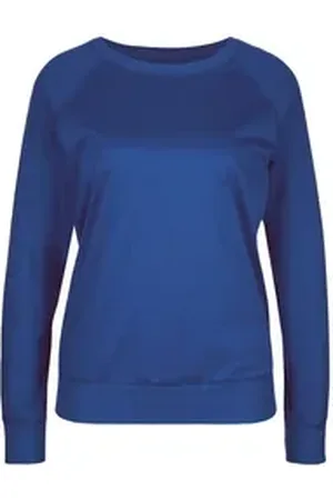 Calida Rundhalspullover Favourites Damen (1-tlg) blau XXS (32/34)
