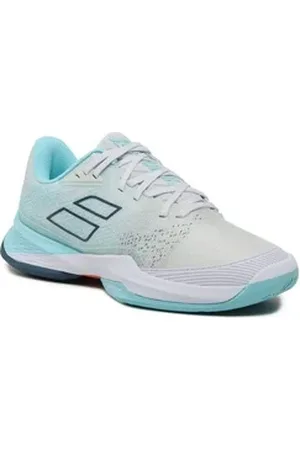 Babolat Schuhe Jet Mach 3 Ac Women 31S23630 White/Angel Blue Bootsschuh weiß 37 EU