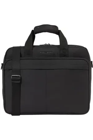 Tommy Hilfiger Laptoptasche TH REPREVE COMPUTER BAG, Unisex Geschäftstasche, Henkeltasche mit Griffverstärker schwarz