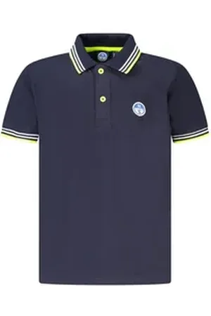 North Sails Poloshirt Stylisches Kinder-Poloshirt in Blau mit Kontrasten 12A