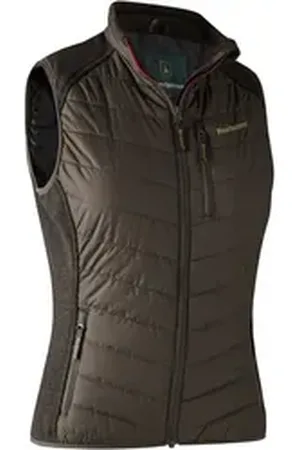 Deerhunter Steppweste Damen Weste Lady Caroline braun 42
