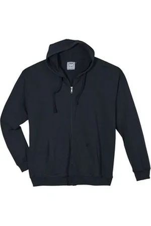 Ahorn Sweatjacke Ahorn Kapuzen-Sweatjacke Übergröße dunkelblau blau 7XL