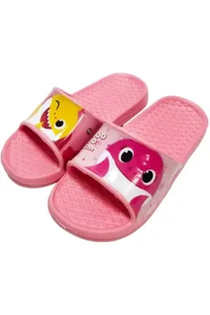Baby Shark Haie Kinder Sandalen Latschen Hausschuhe Sandale Gr. 24 bis 31 rosa 24-25 EU