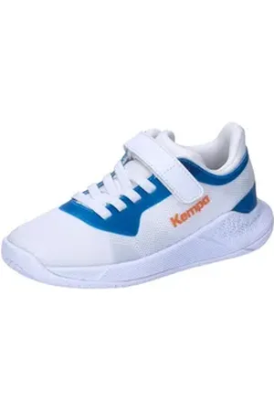 Kempa Kinder Handballschuhe Kourtfly Kids Hallenschuh blau|weiß 32 EU
