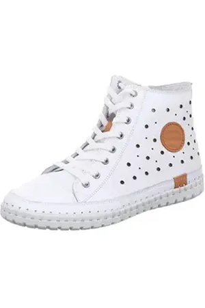 GEMINI Damen Stiefelette braun|weiß 36