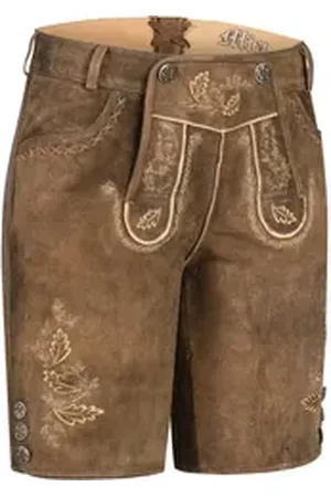 Nübler Trachtenlederhose Lederhose Meera in Walnut von braun 38