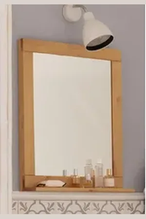 Home Affaire Badspiegel Olso, mit Ablage beige