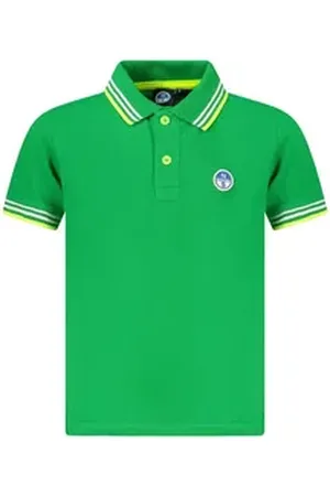 North Sails Poloshirt Grünes Kurzarm-Polo für Kinder mit 14A