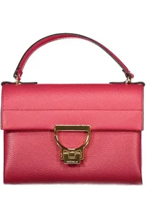 Coccinelle Umhängetasche, Elegante Rote Damenhandtasche: Vielseitiges Design mit Schultergurt