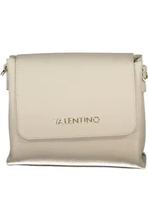 VALENTINO BAGS Umhängetasche, Elegante Graue Damentasche mit Abnehmbarem Gurt & Vielfachverschluss