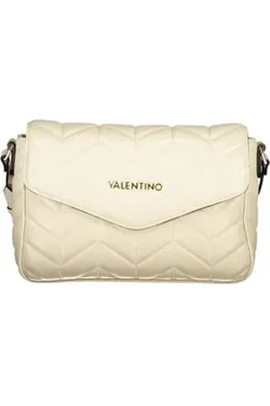 VALENTINO BAGS Umhängetasche, Beige Damen-Schultertasche mit Logo, verstellbar und recycelt beige