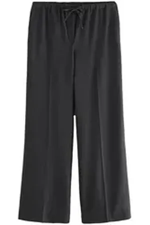 Next Palazzohose Schlupfhose mit weitem Bein und Bindeband – Petite (1-tlg) grau 23 (GB: 18 Petite)