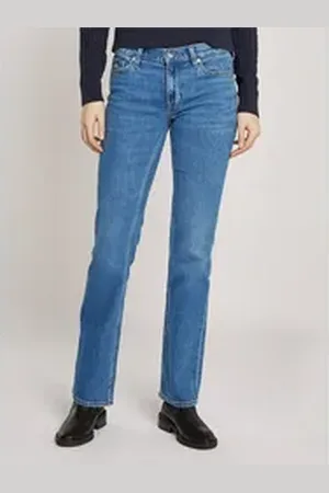 Tommy Hilfiger Bootcut-Jeans MADDIE MD BC DH5161 mit Logo-Badge und Stickereien blau 29