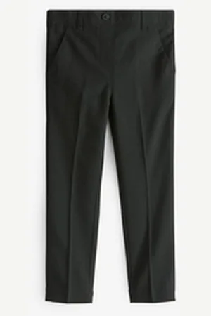Next Schlupfhose Schulhose ohne Bundfalte mit Schlupfbund (1-tlg) schwarz 128 (8 J.)